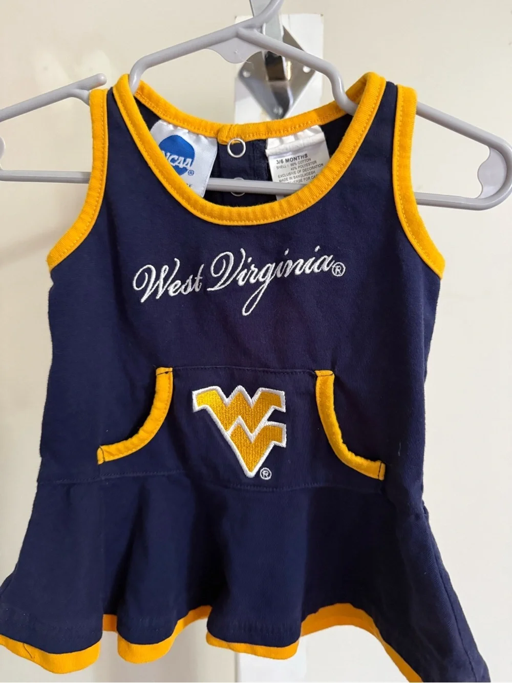 Girl’s West Virginia University Bundle (Dress & Skirt)
